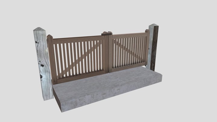 gate 45 3D Model