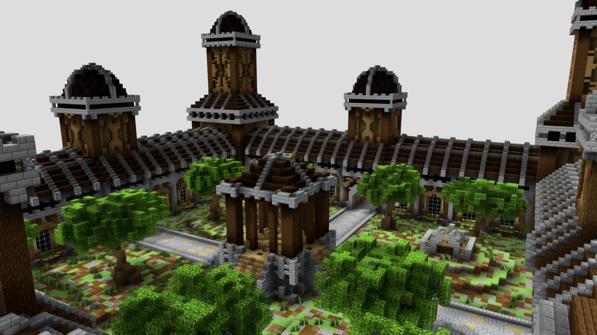 Minecraft Faction Spawn (Forest theme) - 3D model by zenwood (@amir ...