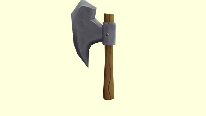 Stylized Axe 3D Model