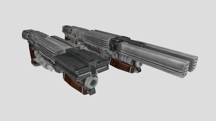 Hammer PROV-2030 (Shotgun) (Cronos The New Dawn) 3D Model