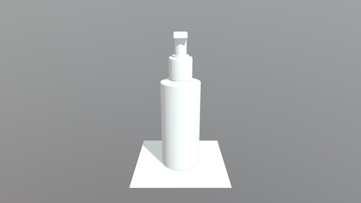 Moisturizer Bottle 3D Model