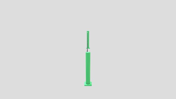 Water Volleyball Net 3D Model