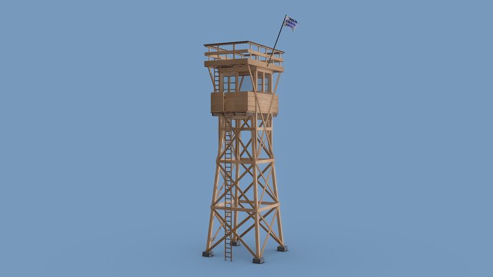 Guard House / Tower 3D Model