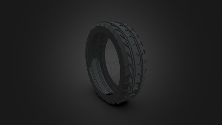 Car Tyre 3D Model