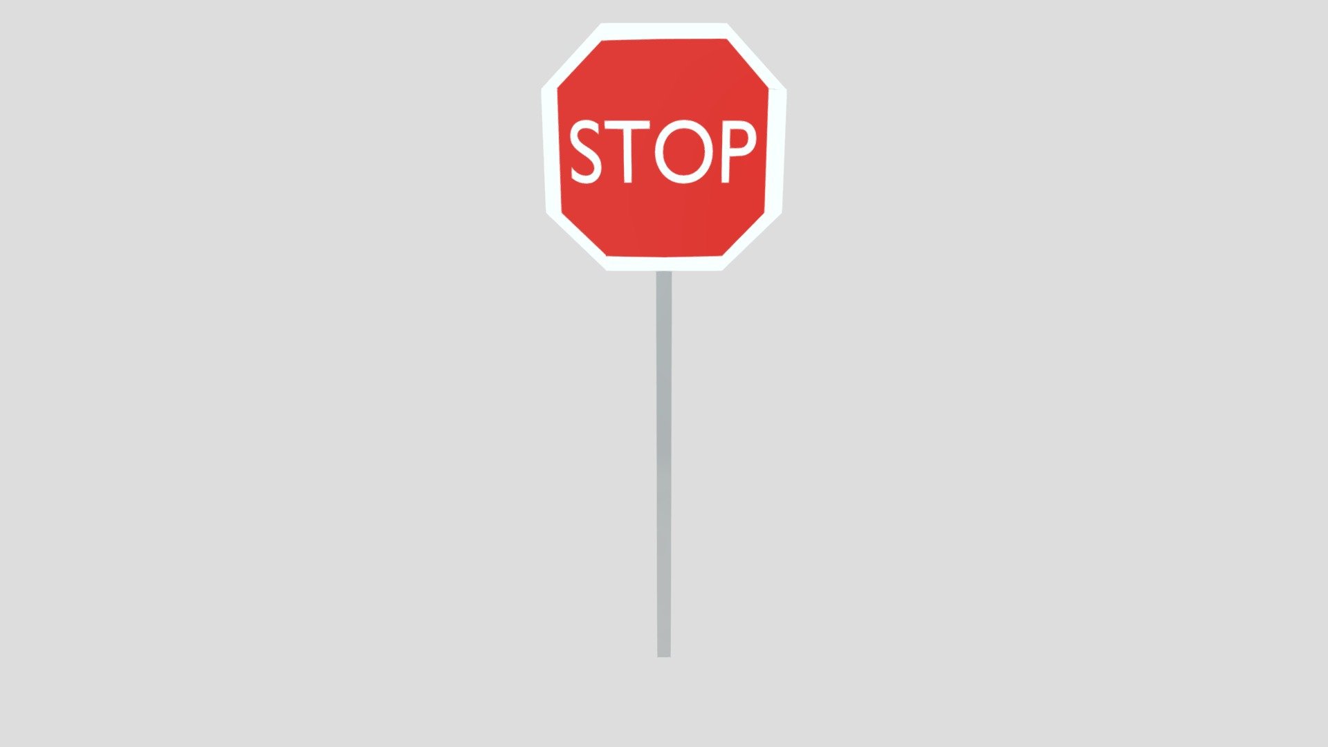 3D Sketchbook 10 Stop Sign