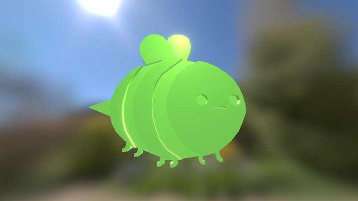 Bee design inspired on Bravest warriors 3D Model