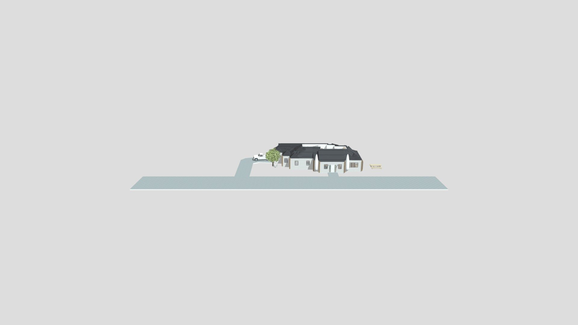 sideways house