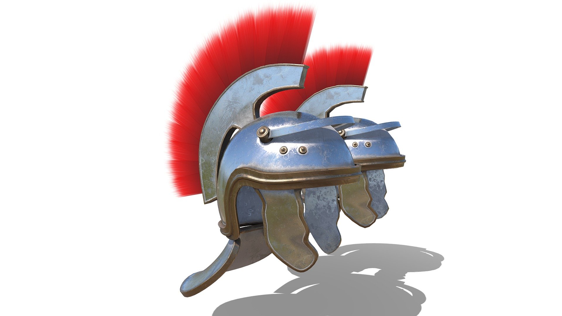 Roman Centurion Helmet / Galea - Buy Royalty Free 3D model by Studio ...