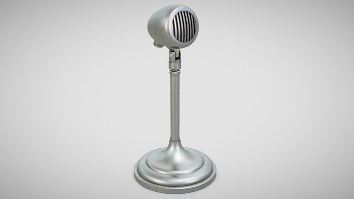 Microphone - American D5T (Used) 3D Model