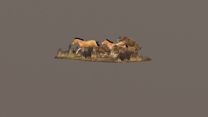 Охота на гиппариона 3D Model