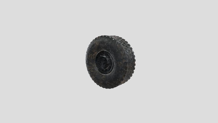 Dirty/Wet Oshka Tire(Revised) 3D Model