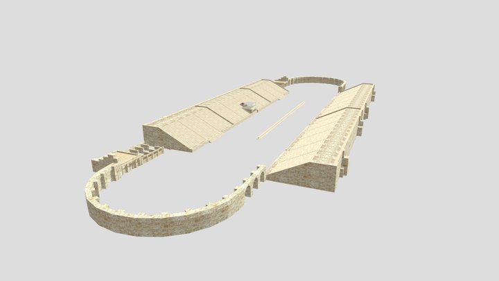 Circuito Equestre 3D Model