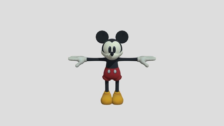 Wii - Epic Mickey - Mickey Mouse 3D Model