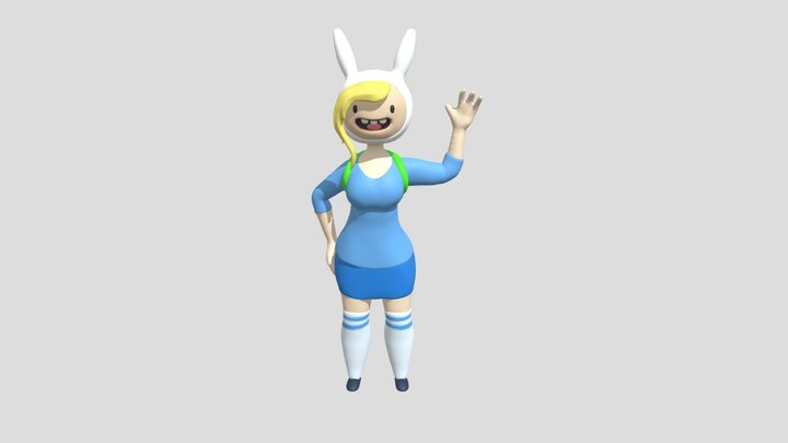 Female Fini Version- Adventure Time 3D Model