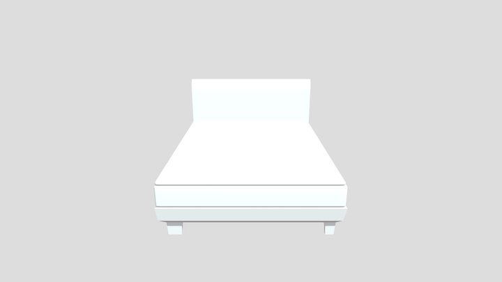 Bed 2 3D Model