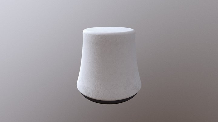 Futuristic Sci-Fi Stool 3D Model