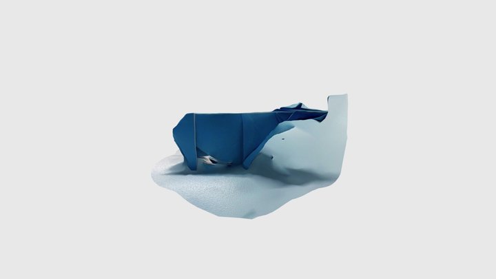 Blue Rhino 3D Model