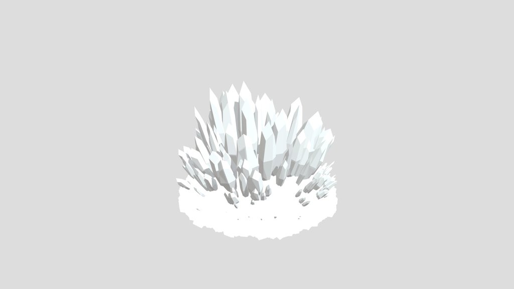 Round Crystal Formation Blue Purple