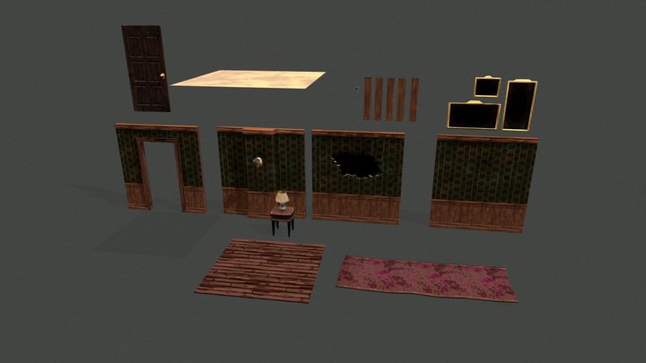 DES207 Room Models 3D Model
