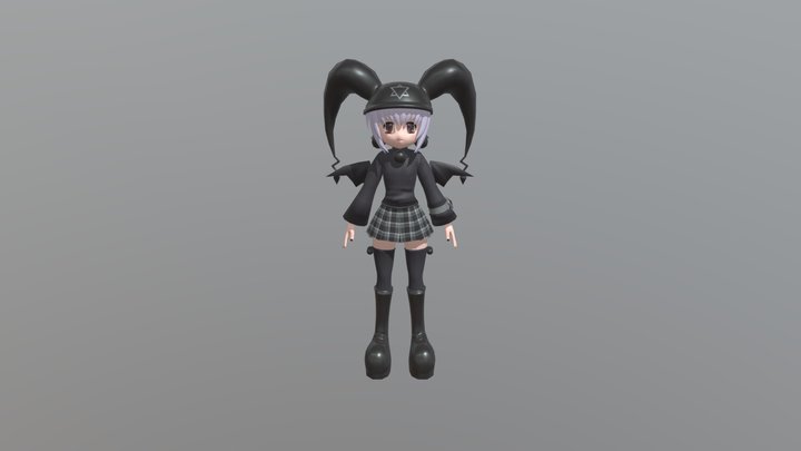 Ukagaka  Mayura 3D Model