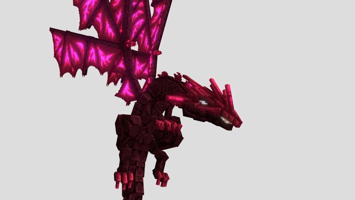 Void Dragon - Animated Blockbench File 3D Model