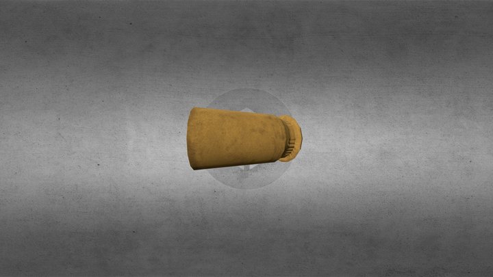 9mm Casing 3D Model