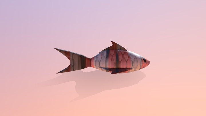 Koi Fish 3D Model