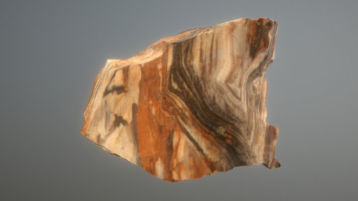 Photoscaned Rock 3D Model