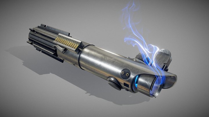 Anakin Skywalker's lightsaber 3D Model
