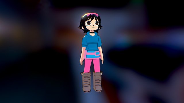 ramona - scott pilgrim vs the world 3D Model