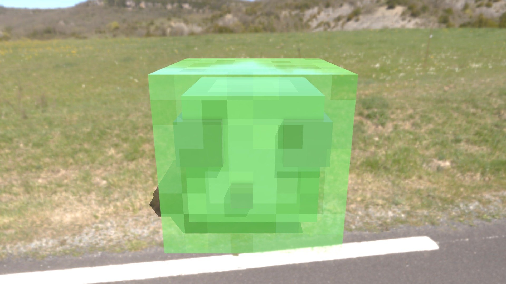 Minecraft Slime - Download Free 3D model by None (@None_Yaroslav) [e00eba0]