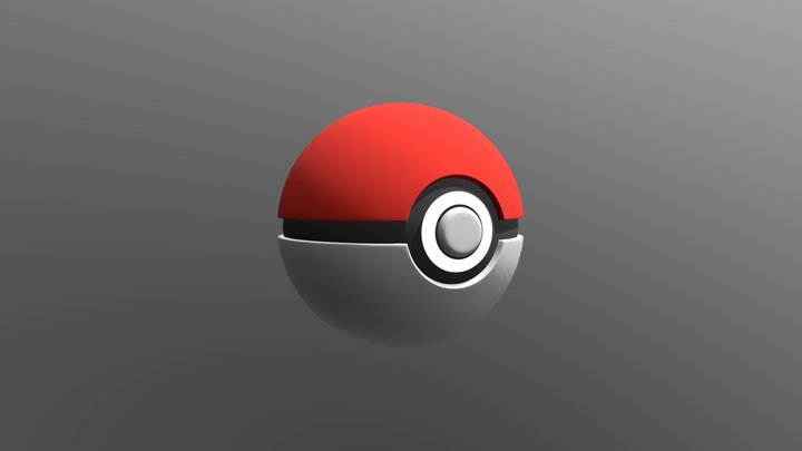 Poke Ball 3D Model