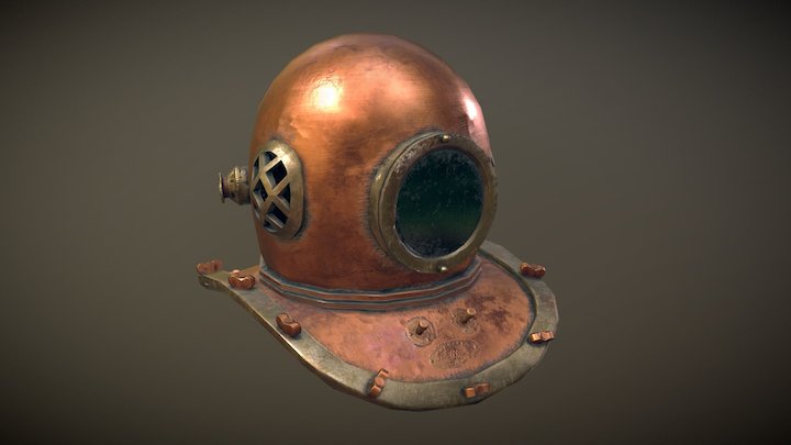 Diving Helmet 3D Model