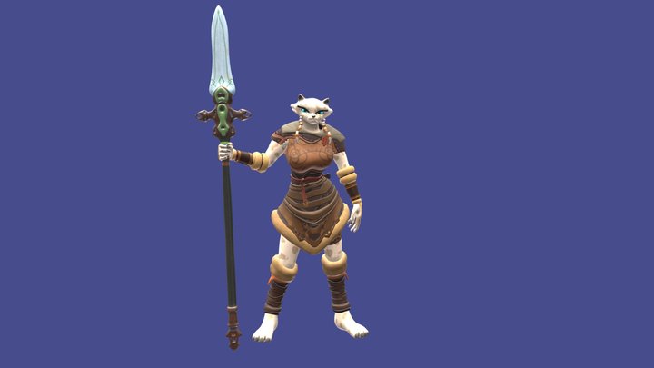 Adam Power Sigrdrifa Character Model 3D Model