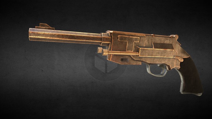 Captain Mal's pistol 3D Model