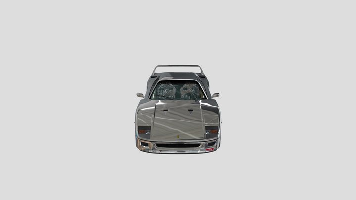 1987 Ferrari f40 3D Model