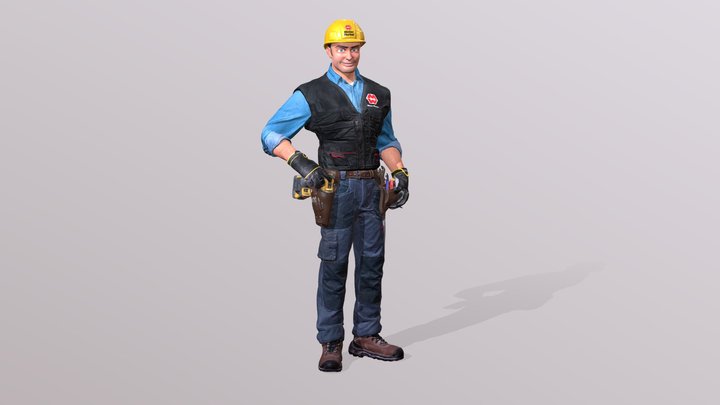 Mister Worker 2.0 3D Model