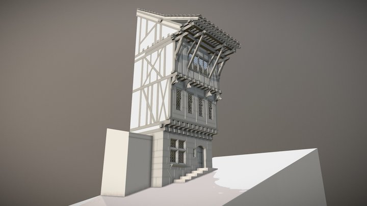 LPMN3D / Maison médiévale 3D Model