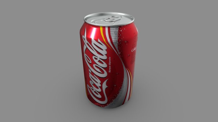 Coke Can 3D Model