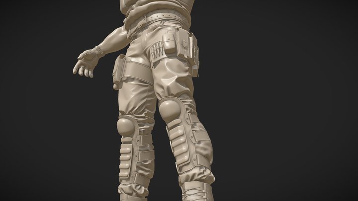 The Division 2 - Riker Bastion Outfit Wk2 3D Model