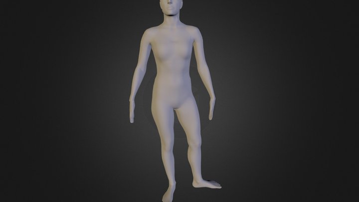 Sample-person-from-scan Ankle Twist Out Pose 3D Model