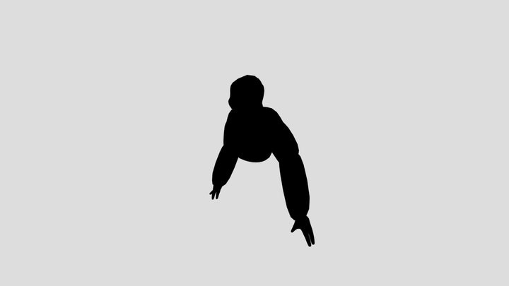 scary-baboon-biglarry-new-remake 3D Model