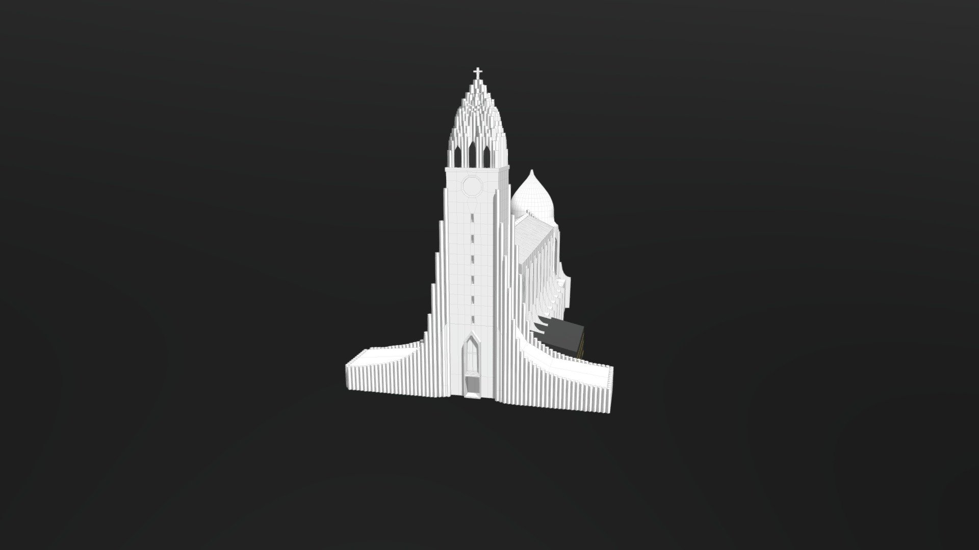 Hallgrímskirkja — Sketchfab embed 3D viewer
