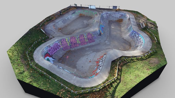 Clissold Park Skatepark – Modello 3D gratuito STL