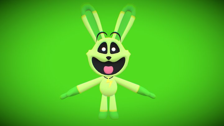 Cartoon Hoppy 3D Model