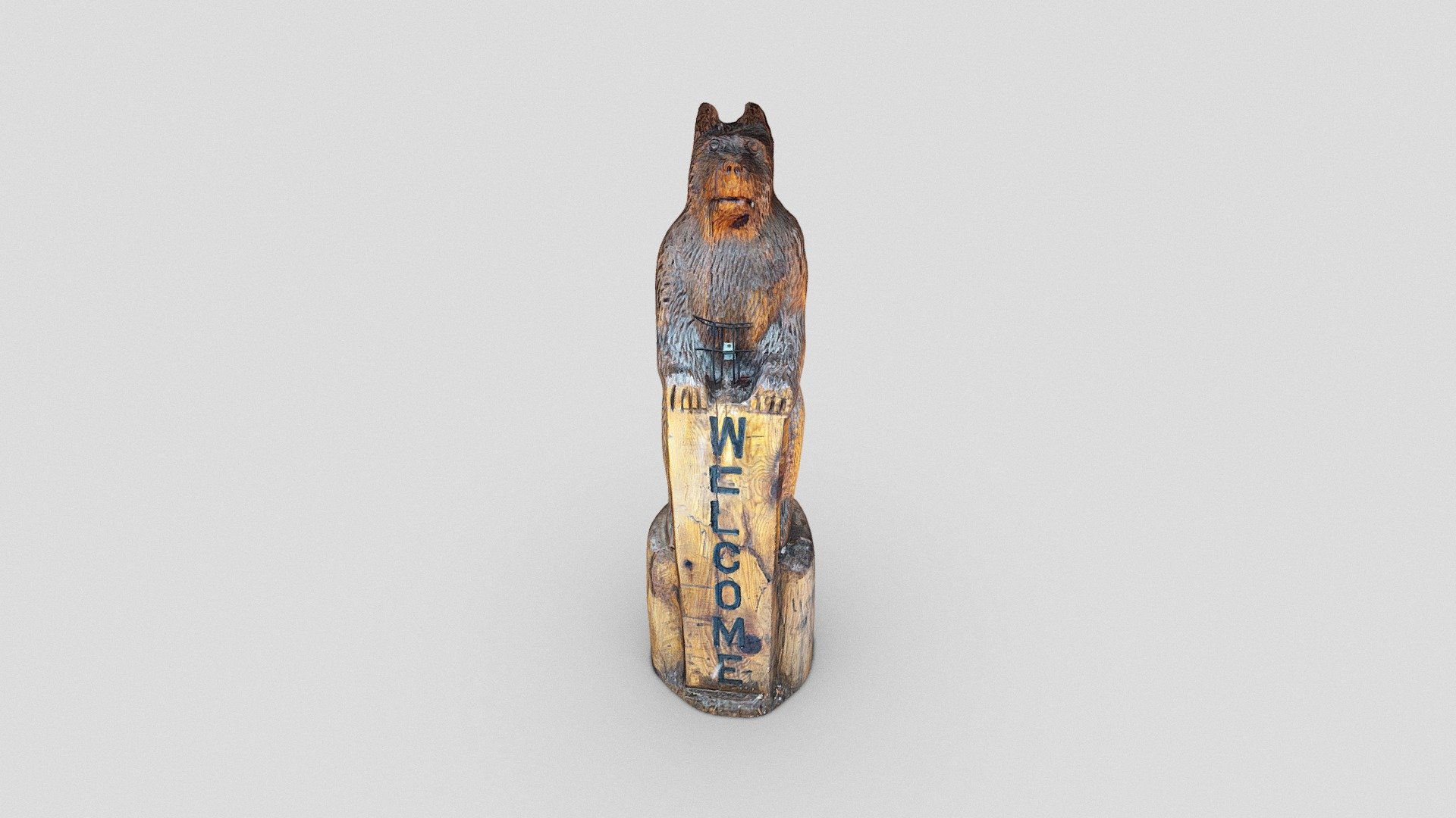 Day 355: Wooden bear statue (3)