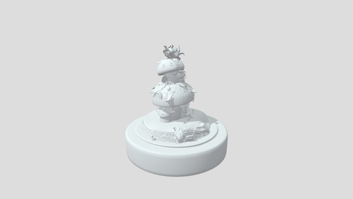 maison_champignon_v_sketchfab 3D Model