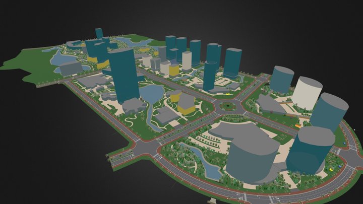Plan design area 3D Model