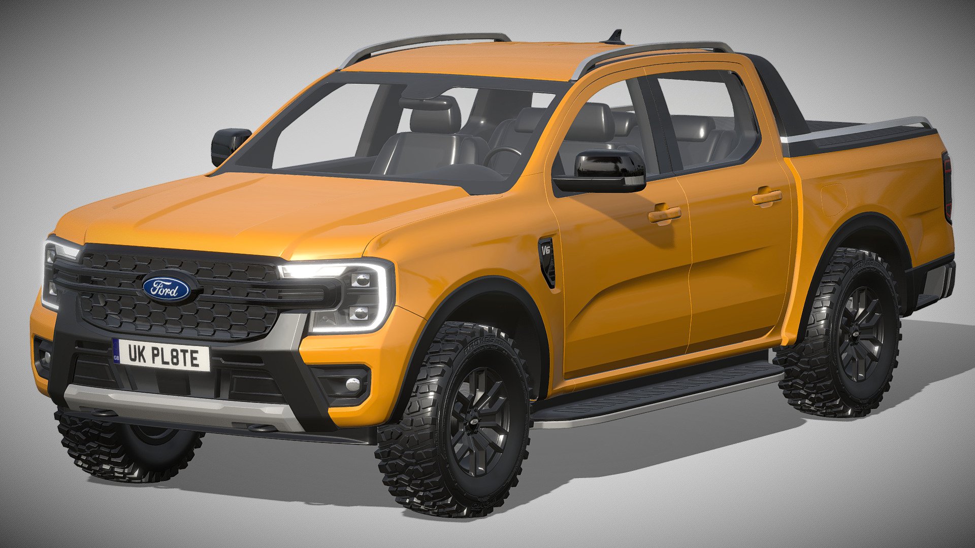 Ford Ranger Wildtrak 2023 - Buy Royalty Free 3D model by zifir3d