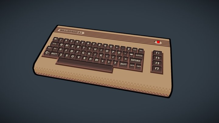 Commodore 64 3D Model
